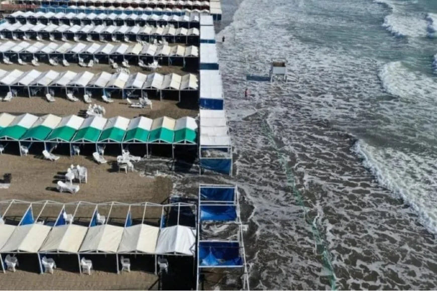 Balnearios cerrados y controles preventivos ante el avance del&nbsp;temporal